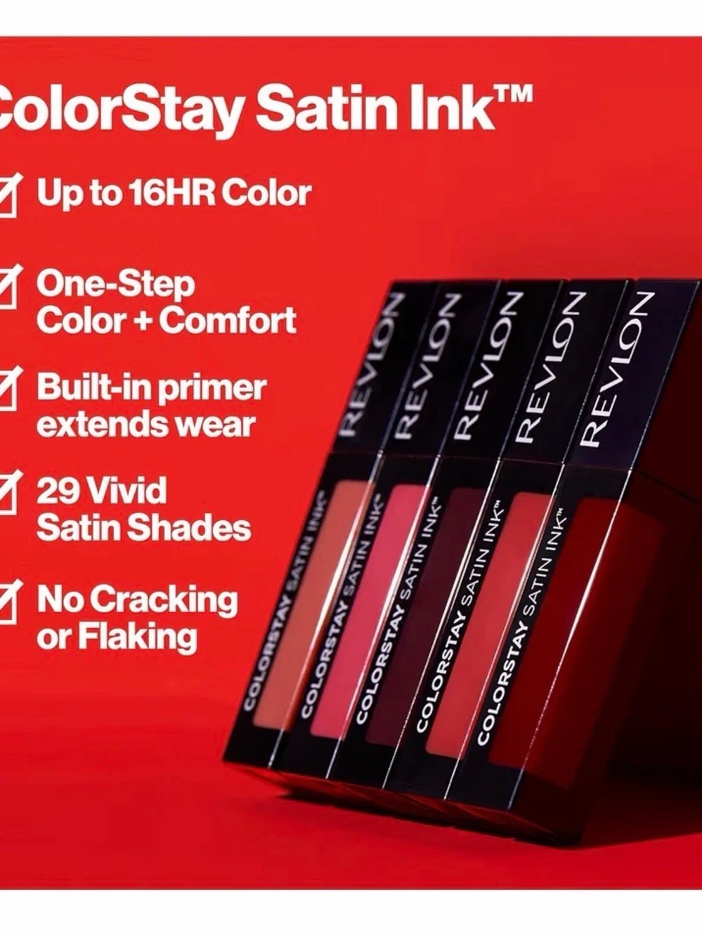 NWT Revlon ColorStay Satin Ink Liquid Lipstick 005 Silky Sienna, 0.17 fl oz